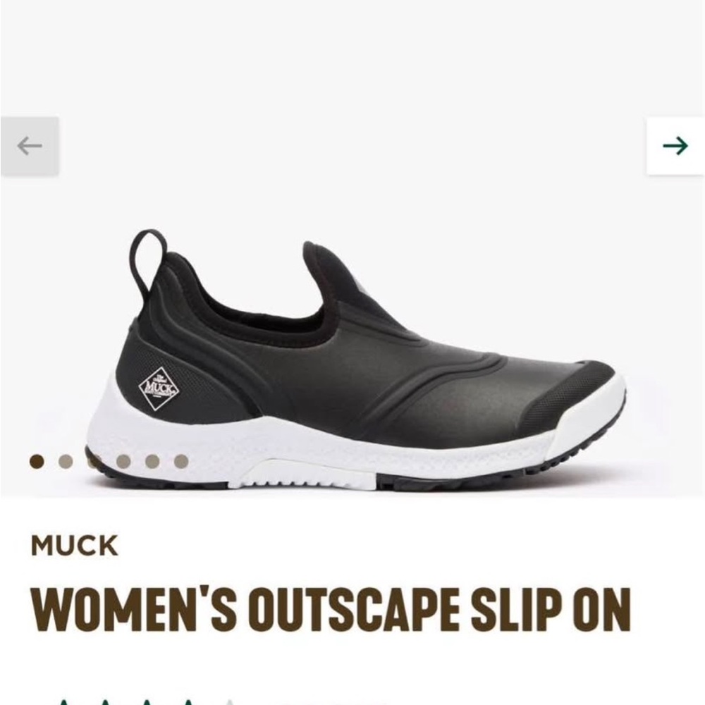 Women's Outscape Slip On Black Shoes
